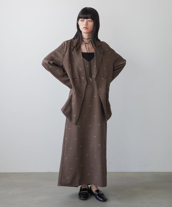 【セットアップ対応】刺繍シャツジャケット
