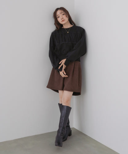 コーデュロイショートパンツ