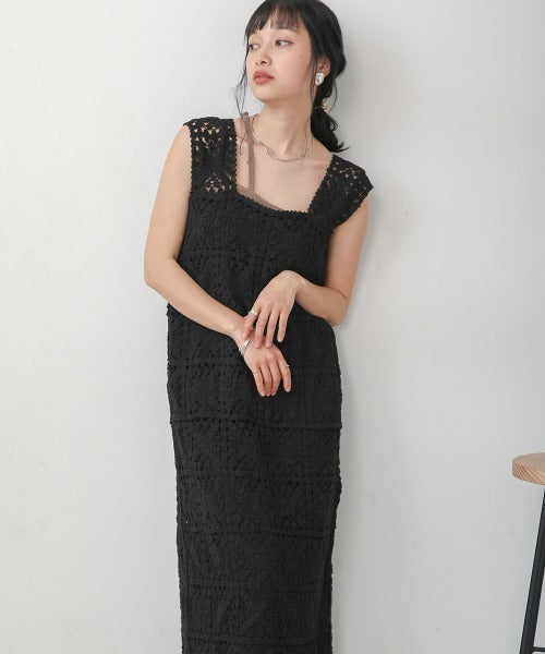 CROCHET LONG ONEPIECE