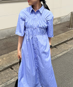 ビスチェ風シャツワンピース