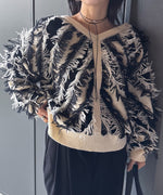 前後2WAYシャギーニットトップス