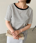 ピンボーダーＴシャツ