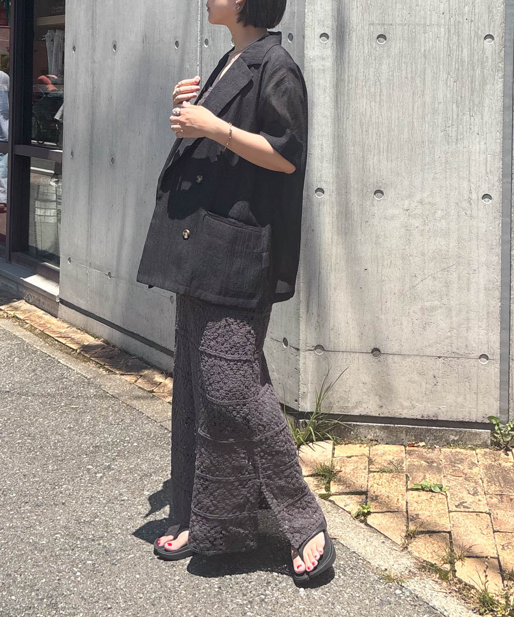クロシェロングワンピース