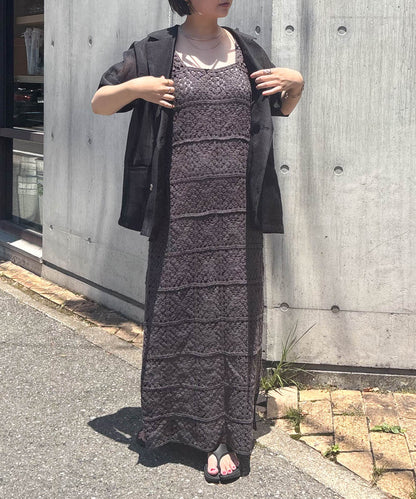クロシェロングワンピース