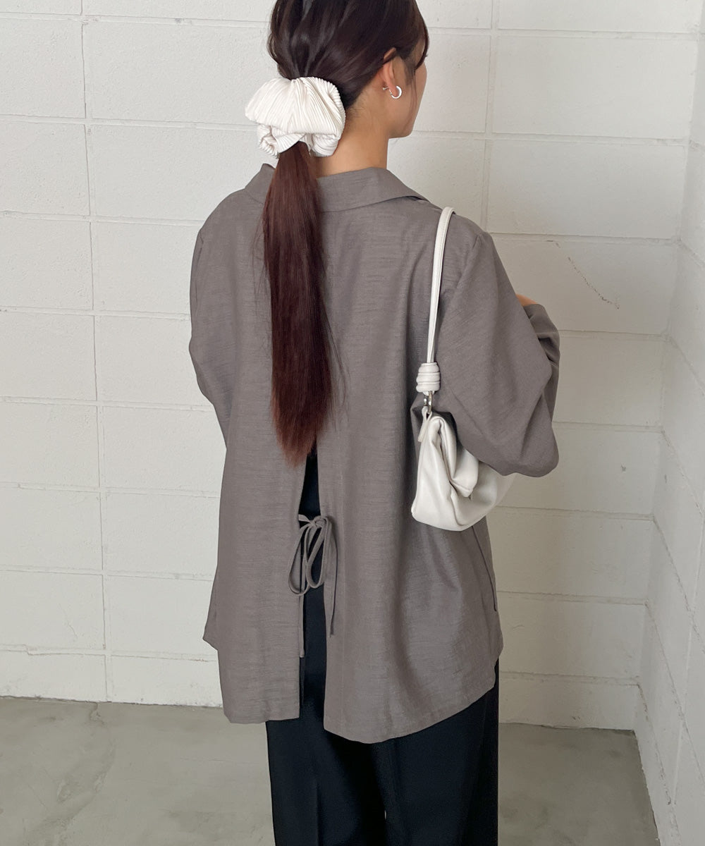 バックリボンダブルジャケット