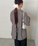 バックリボンダブルジャケット