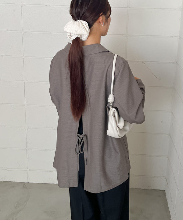 バックリボンダブルジャケット