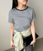 ピンボーダーＴシャツ