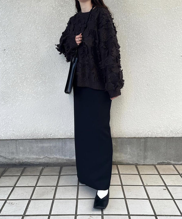 fringe knit tops