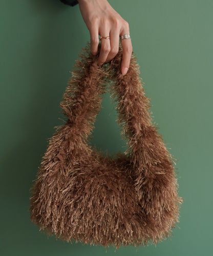 one handle feather bag