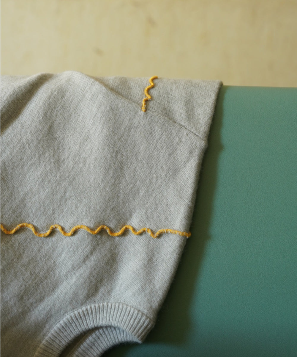 wave mellow knit tops