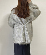 MOHAYALIKE SHAGGY KNIT CARDIGAN