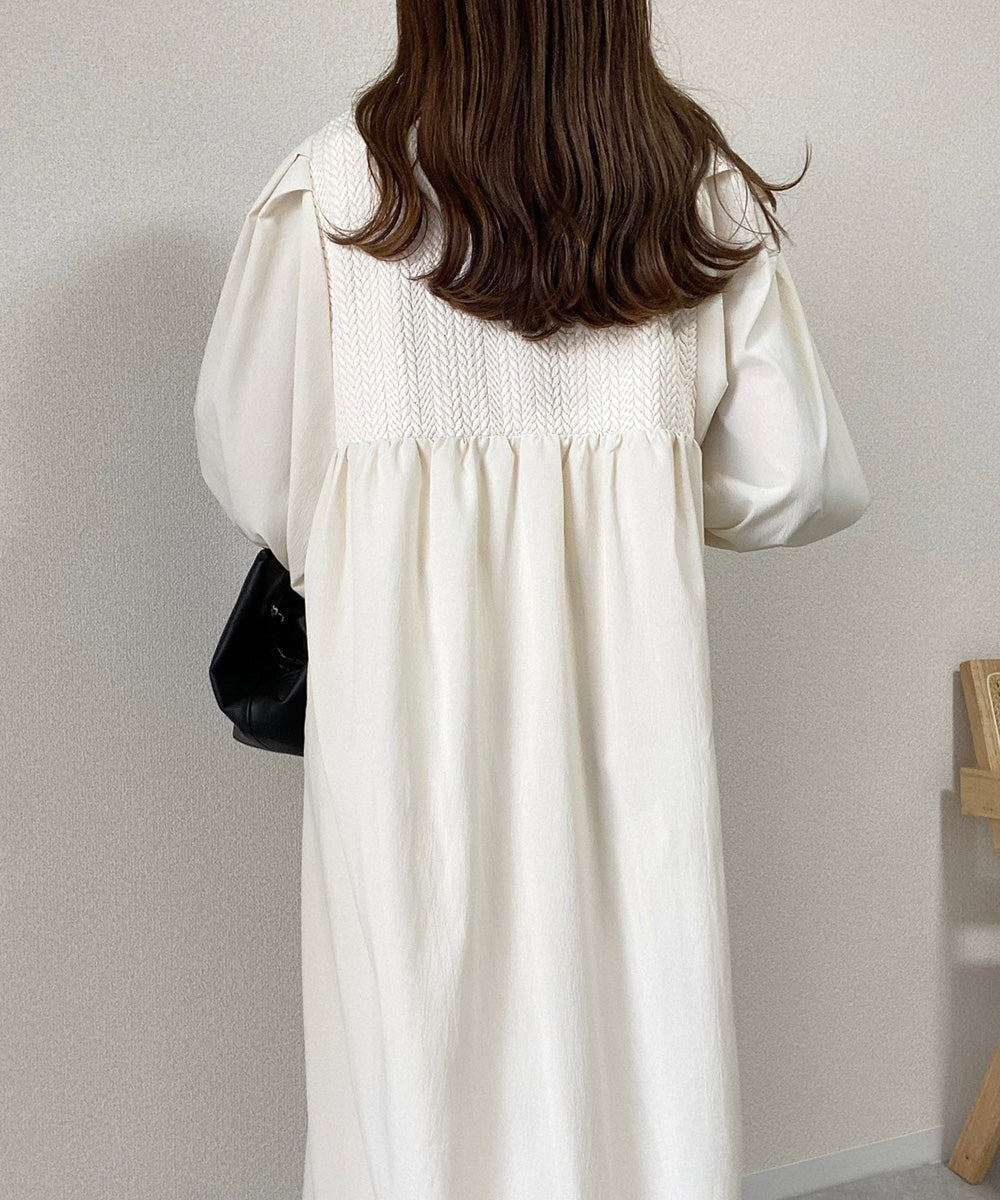 HERRINGBONE SWITCHING ONEPIECE