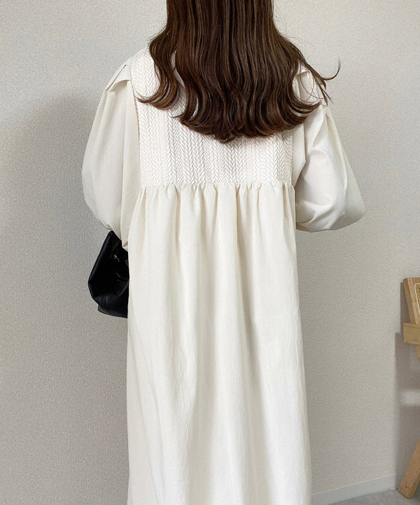HERRINGBONE SWITCHING ONEPIECE