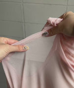 インナー付きシアーカットソー