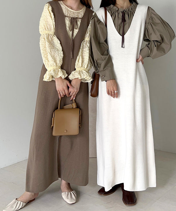 CARDIGAN + KNITONEPIECE SET