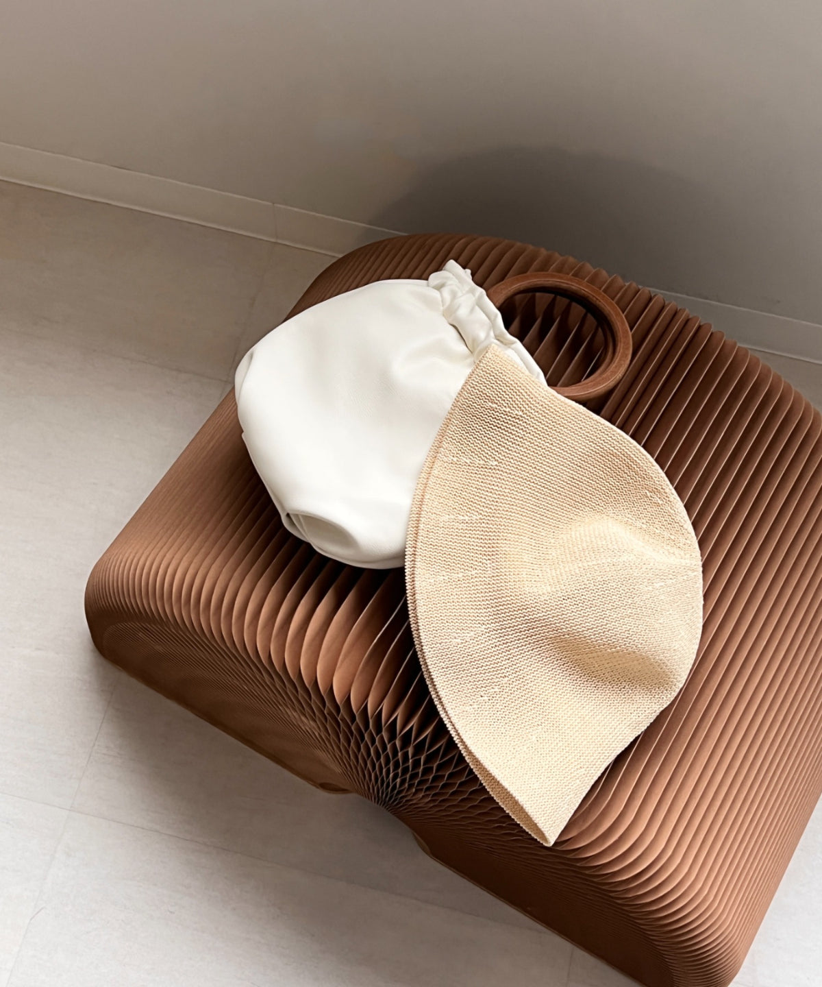 亚麻触感渔夫帽