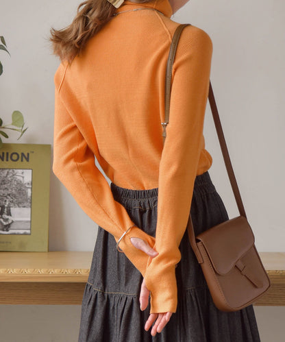 LINKING HIGH NECK KNIT