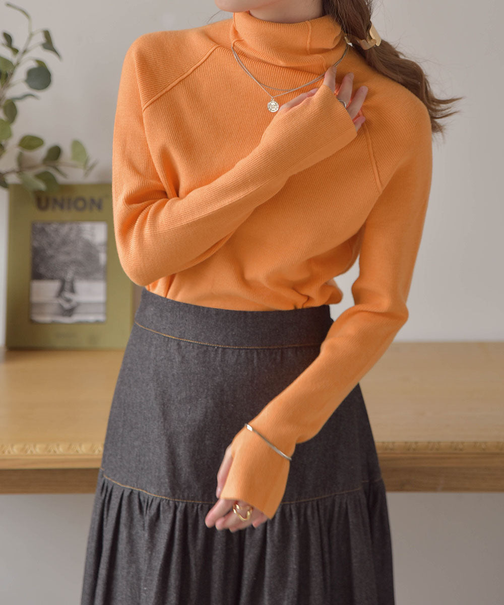 LINKING HIGH NECK KNIT