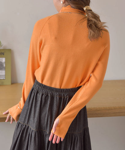 LINKING HIGH NECK KNIT