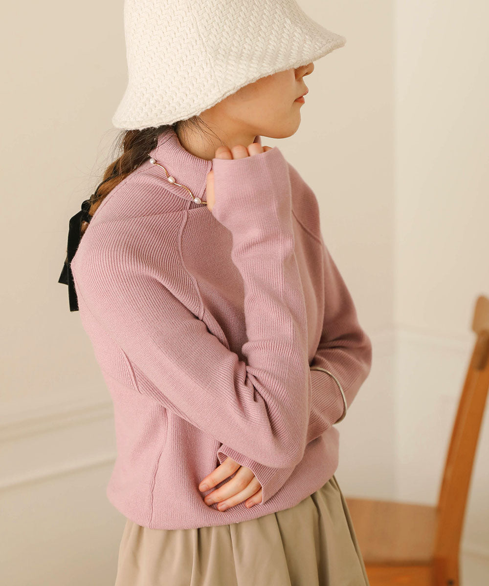 LINKING HIGH NECK KNIT