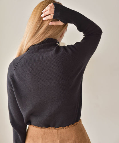 LINKING HIGH NECK KNIT