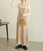 2WAY CAMISOLE KNIT ONEPIECE