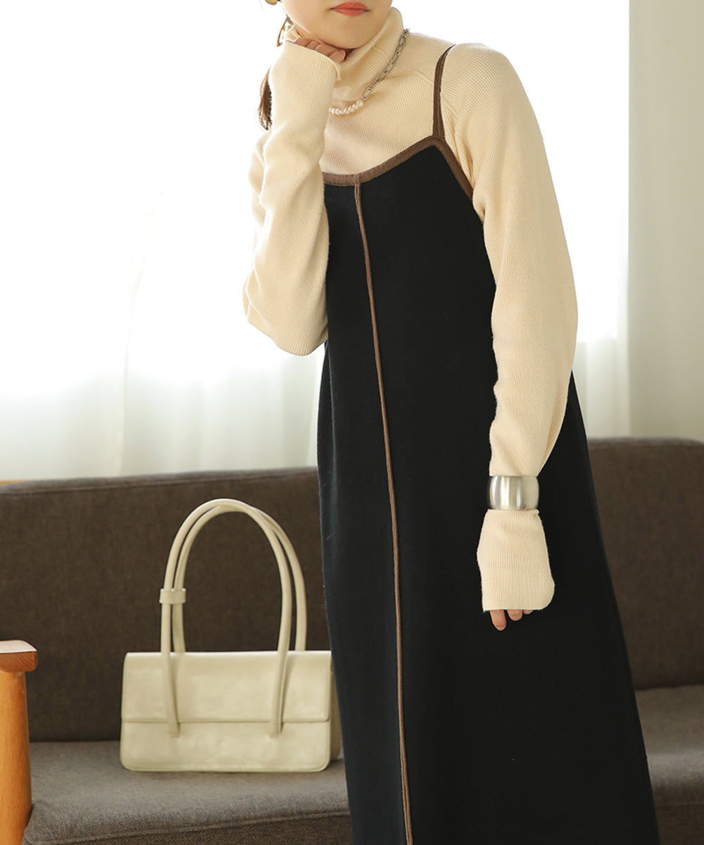 2WAY CAMISOLE KNIT ONEPIECE
