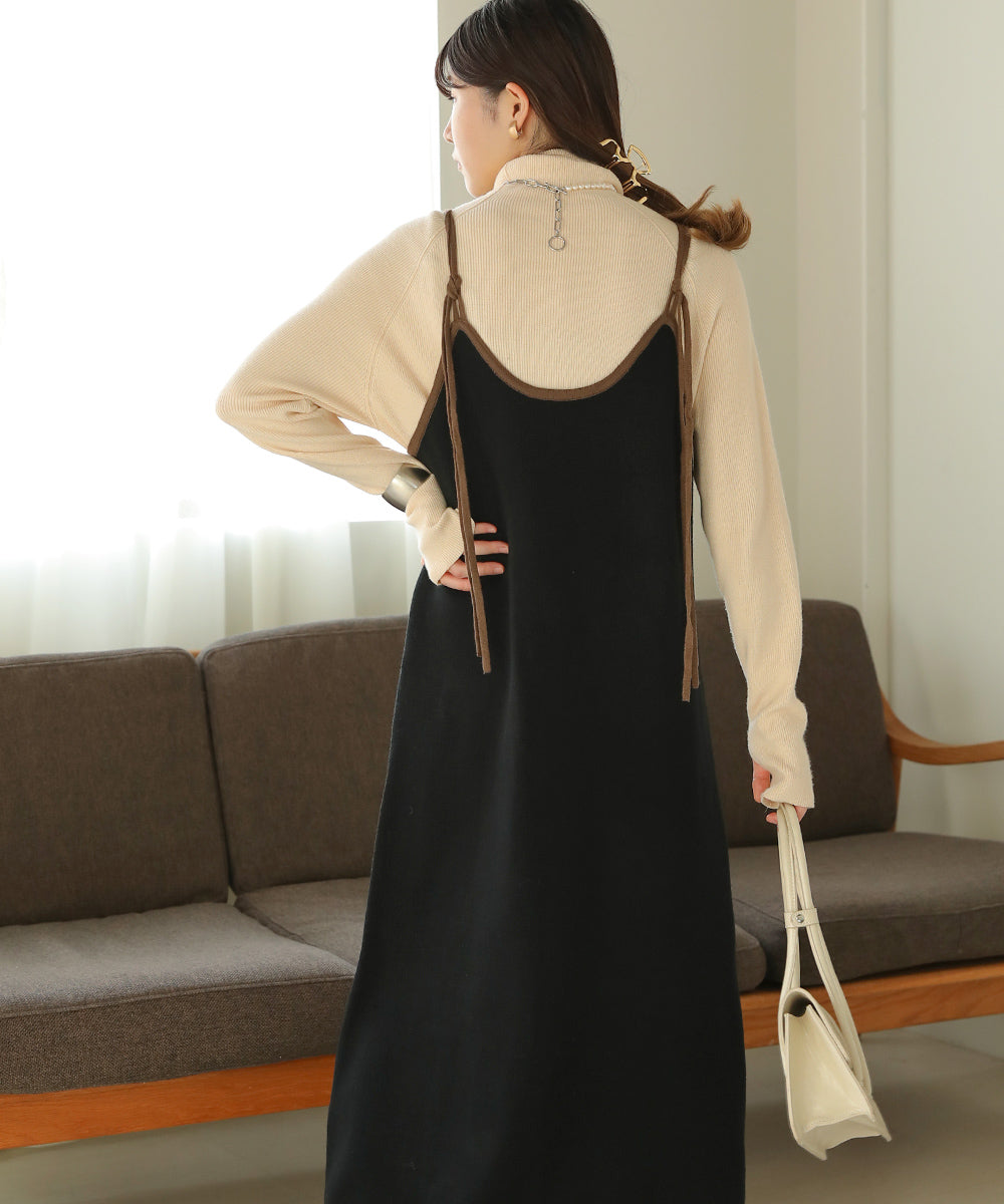 2WAY CAMISOLE KNIT ONEPIECE