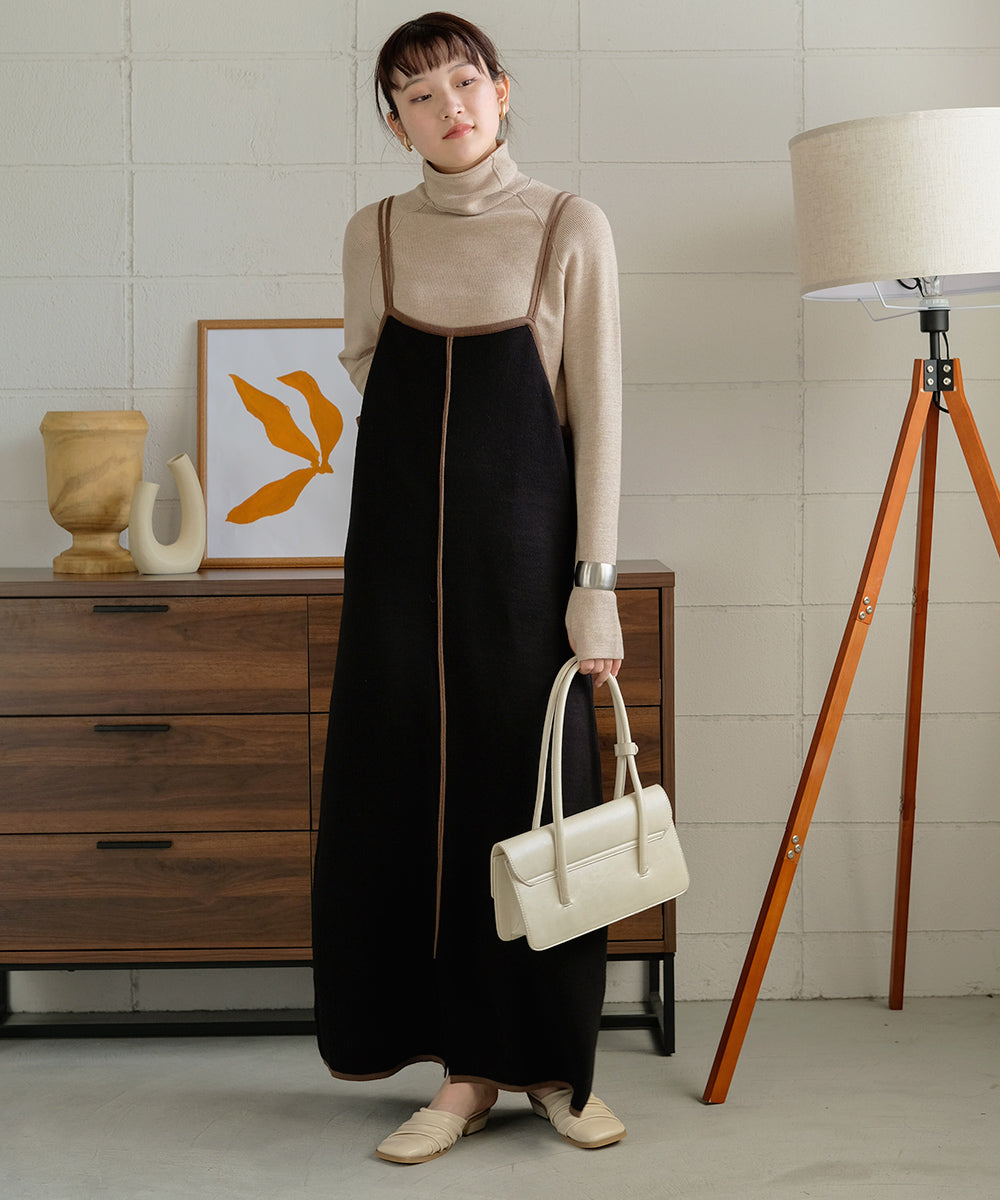 2WAY CAMISOLE KNIT ONEPIECE