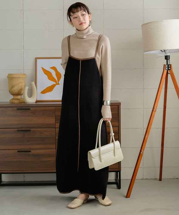 2WAY CAMISOLE KNIT ONEPIECE