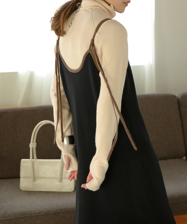2WAY CAMISOLE KNIT ONEPIECE