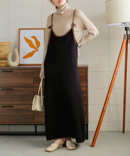 2WAY CAMISOLE KNIT ONEPIECE