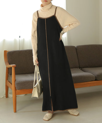 2WAY CAMISOLE KNIT ONEPIECE