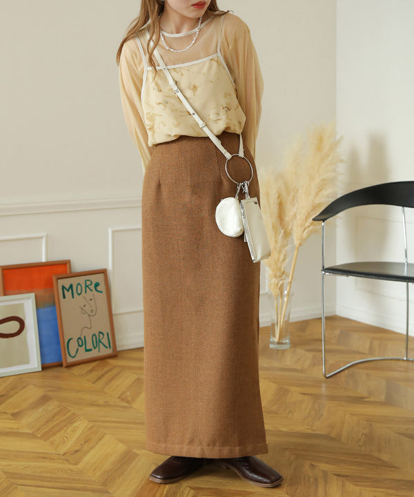 2WAY TWEED JUMPER SKIRT