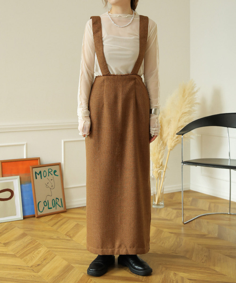 2WAY TWEED JUMPER SKIRT