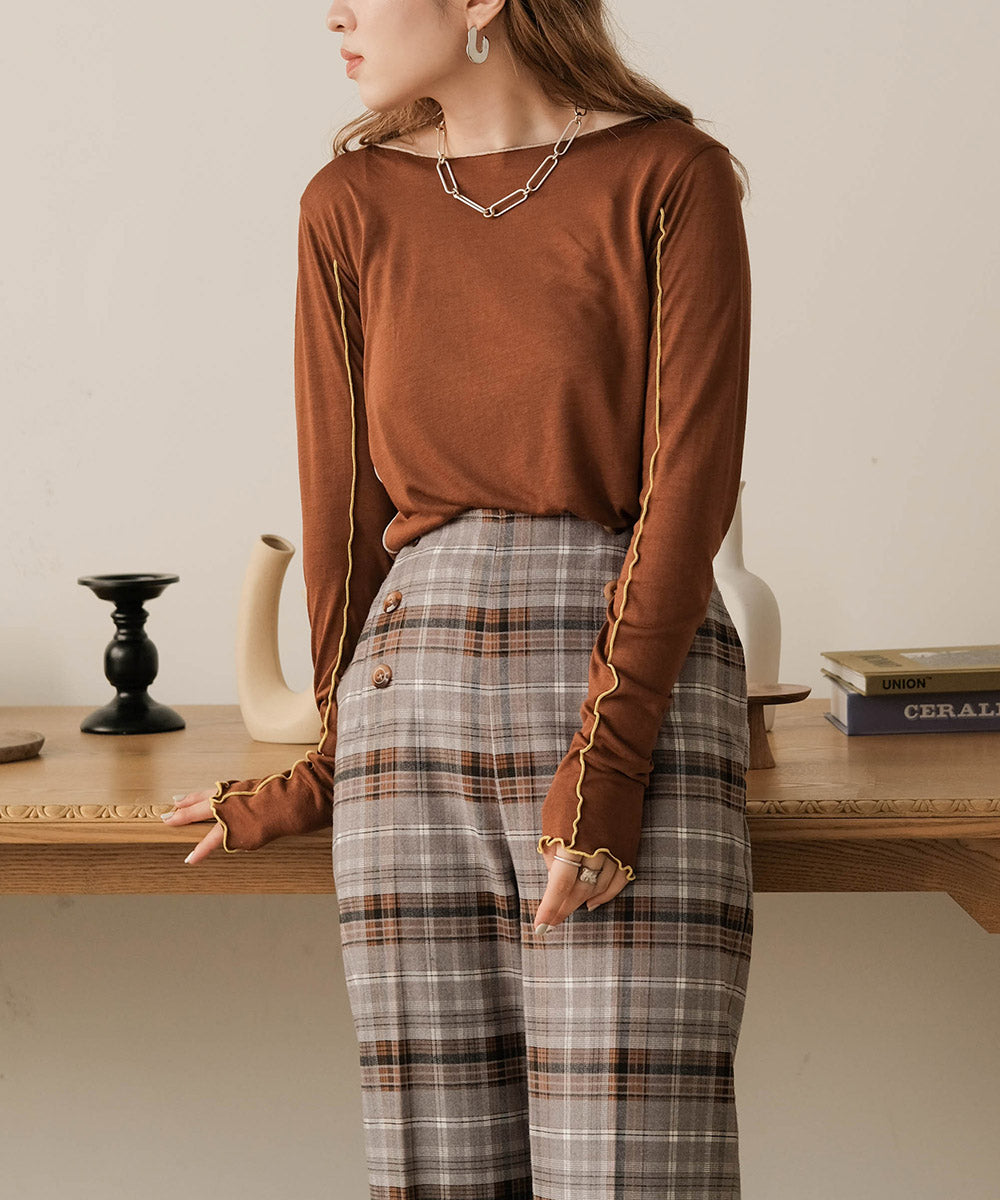 Mellow switching cut-and-sew – Bab