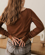 双色 MELLOW SWITTING 透明上衣