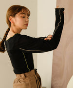 双色 MELLOW SWITTING 透明上衣