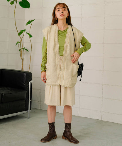 双色 MELLOW SWITTING 透明上衣