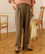 BUTTON FLY HIGH WEST PANTS