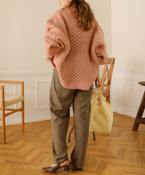 BUTTON FLY HIGH WEST PANTS