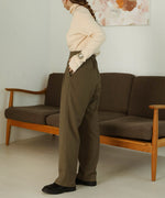 BUTTON FLY HIGH WEST PANTS