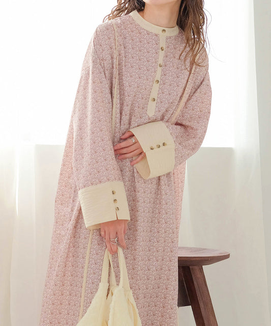 PAIS LEE 印花长衫连体衣