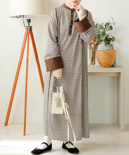 PAIS LEE PRINT KAFTAN ONE PIECE