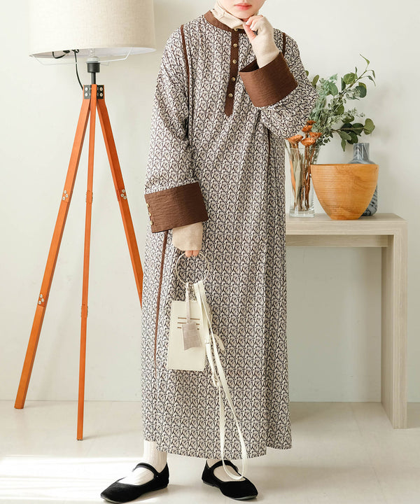 PAIS LEE PRINT KAFTAN ONE PIECE