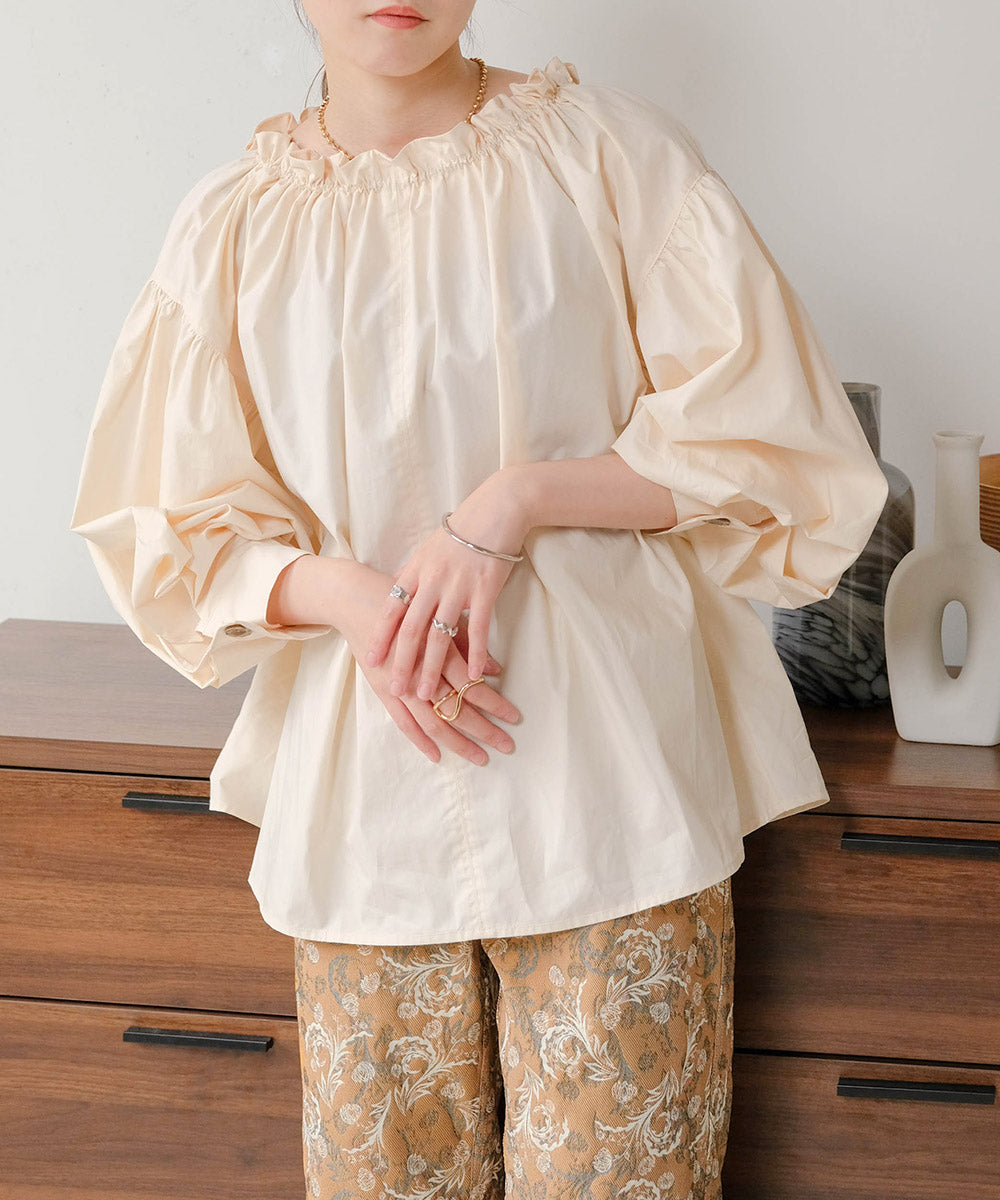 2WAY VOLUME SLEEVE BLOUSE