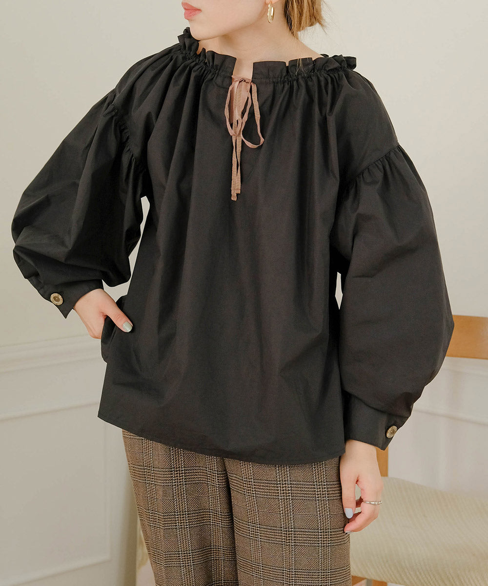 2WAY VOLUME SLEEVE BLOUSE