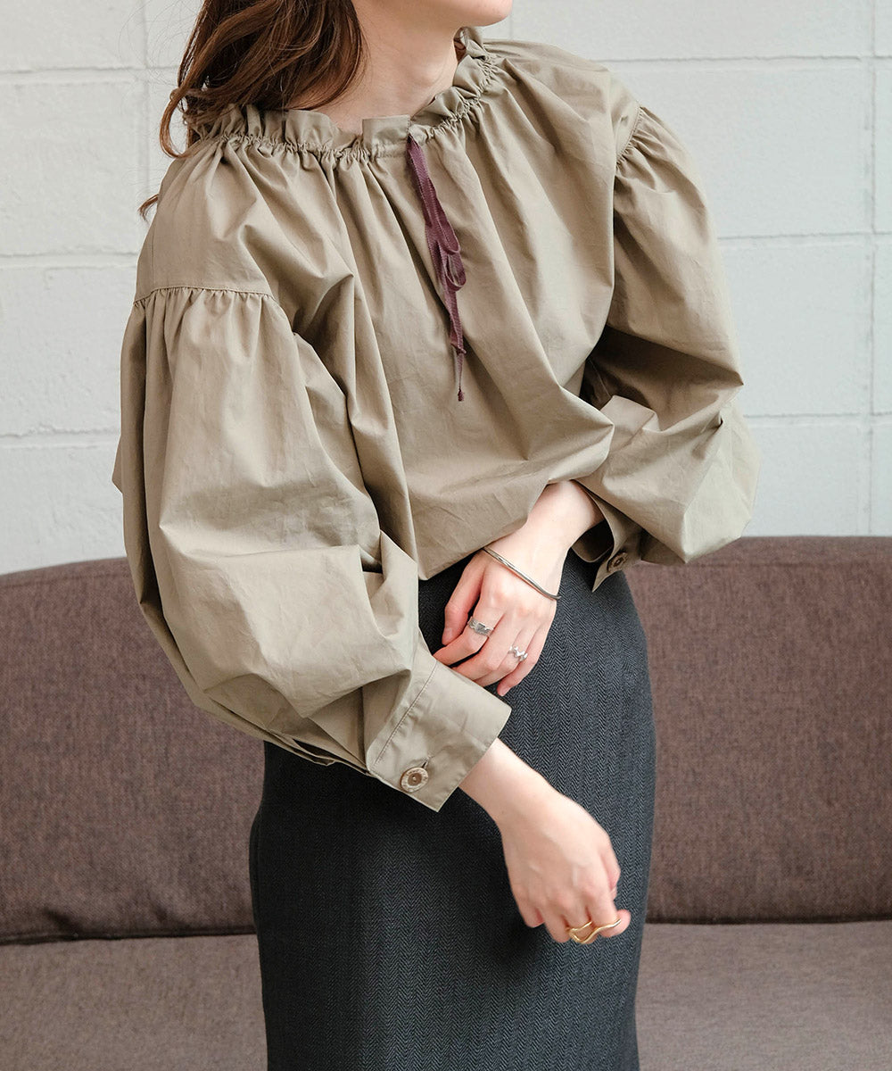 2WAY VOLUME SLEEVE BLOUSE