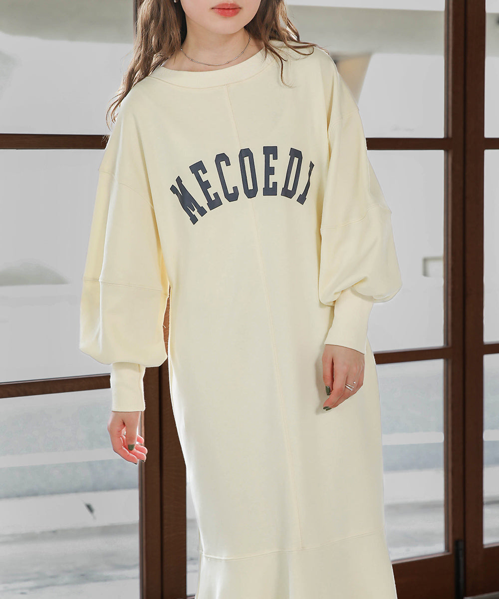 LOGO SWEAT FLARE ONEPIECE